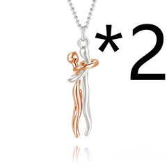 Hug Couples  Necklace
