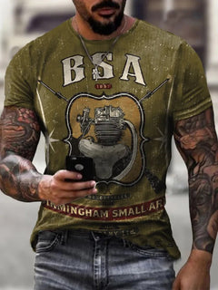 Casual 3D Print Short Sleeve T-Shirt