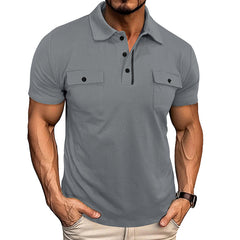 Urban Breeze Lapel Pocket Polo