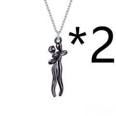 Hug Couples  Necklace