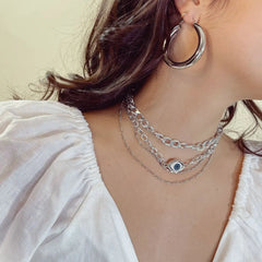Quad Eyelet Necklace