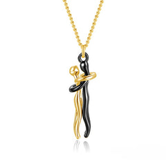 Hug Couples  Necklace