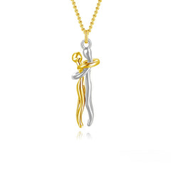 Hug Couples  Necklace