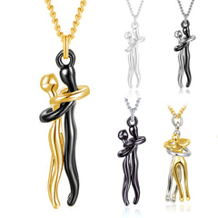 Hug Couples  Necklace