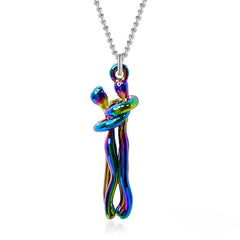 Hug Couples  Necklace
