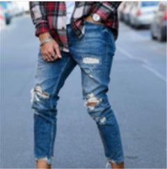 Urban Edge Ripped Hole Jeans
