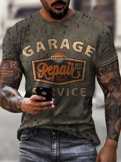 Casual 3D Print Short Sleeve T-Shirt