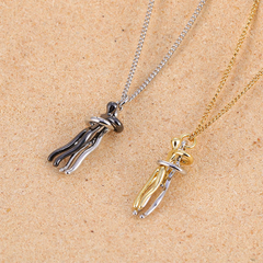 Hug Couples  Necklace