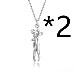 Hug Couples  Necklace
