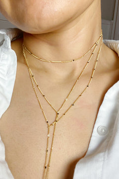 Starlight Flex Necklace, Gold