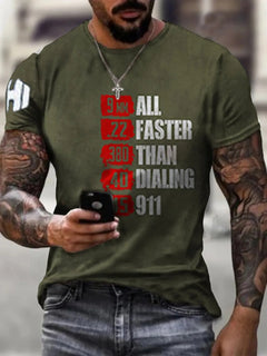Casual 3D Print Short Sleeve T-Shirt