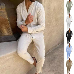 Casual Luxe Single-Breasted Suit Duo