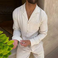 Casual Luxe Single-Breasted Suit Duo