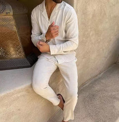 Casual Luxe Single-Breasted Suit Duo
