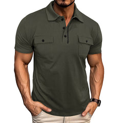 Urban Breeze Lapel Pocket Polo