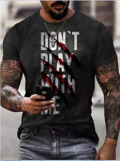 Casual 3D Print Short Sleeve T-Shirt