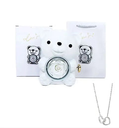 Double Heart Necklace with Gift Box