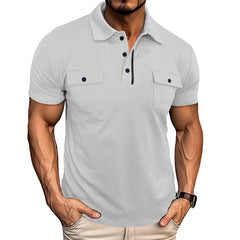 Urban Breeze Lapel Pocket Polo