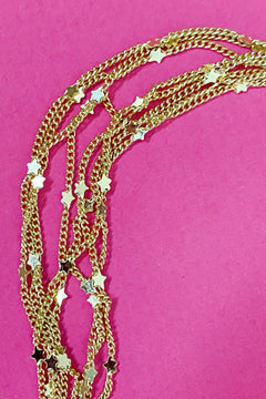 Starlight Flex Necklace, Gold
