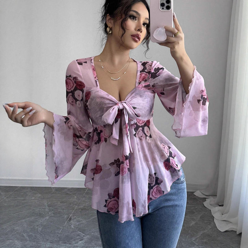 Soft Charm Princess Sleeve Top