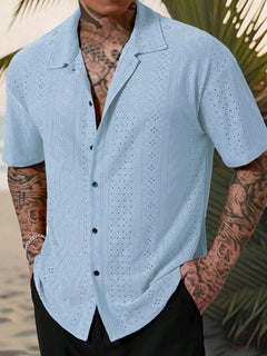 Elite Weave Jacquard Short Sleeve Shirt