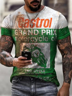 Casual 3D Print Short Sleeve T-Shirt