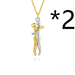 Hug Couples  Necklace