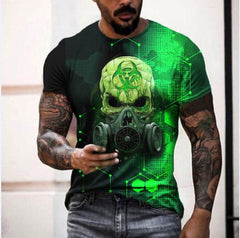 Casual 3D Print Short Sleeve T-Shirt