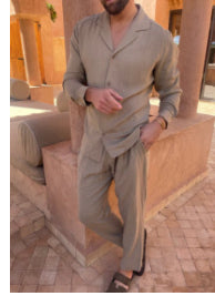 Casual Luxe Single-Breasted Suit Duo