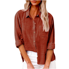 Women's Cotton Button Down Shirt