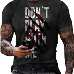 Casual 3D Print Short Sleeve T-Shirt