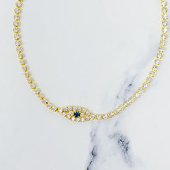 Glimmer Evil Eye Anklet