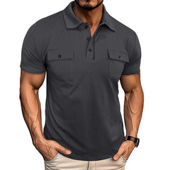 Urban Breeze Lapel Pocket Polo