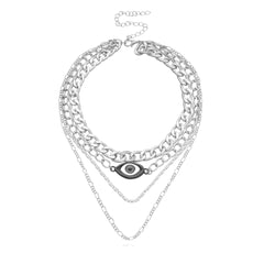 Quad Eyelet Necklace