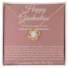 Graduation Love Knot Necklace