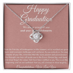 Graduation Love Knot Necklace