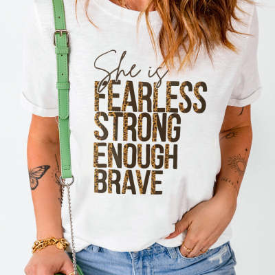 women strong tee