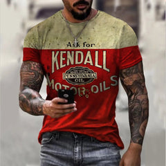 Casual 3D Print Short Sleeve T-Shirt