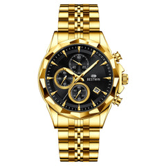 Mens Luminous Six-hand Personalized Watch Stylish And Eye-catching