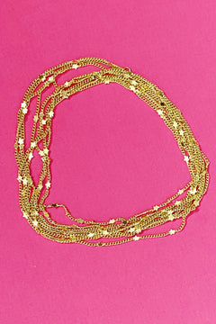 Starlight Flex Necklace, Gold