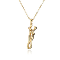 Hug Couples  Necklace