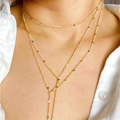 Starlight Flex Necklace, Gold