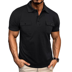 Urban Breeze Lapel Pocket Polo