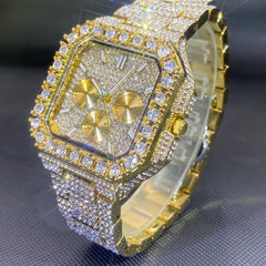 Diamond Edge Square Quartz Watch