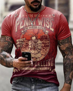 Casual 3D Print Short Sleeve T-Shirt