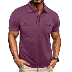 Urban Breeze Lapel Pocket Polo