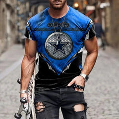 Casual 3D Print Short Sleeve T-Shirt