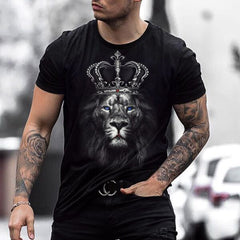 Casual 3D Print Short Sleeve T-Shirt