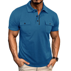 Urban Breeze Lapel Pocket Polo