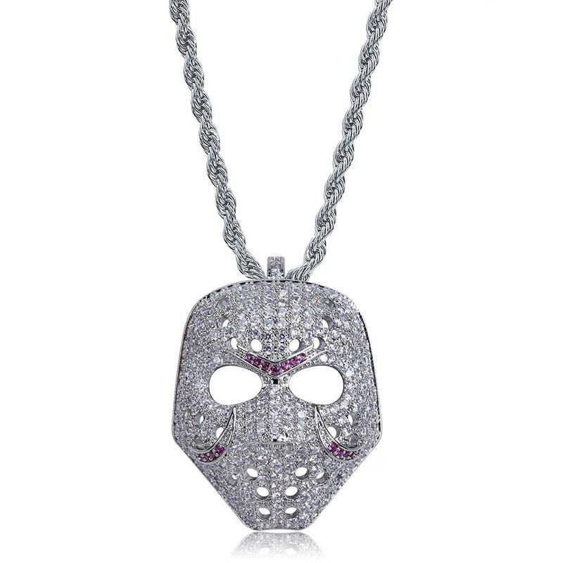 Mask Necklace, Hip-Hop Necklace, Masquerade Necklace